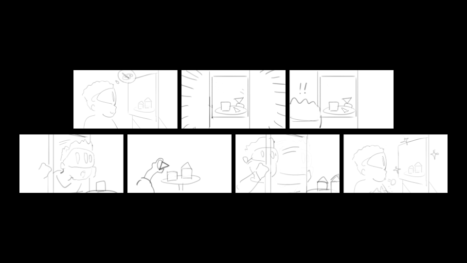 Storyboard for painting interaction