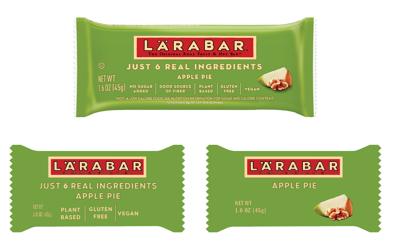Mini Larabar packaging designs